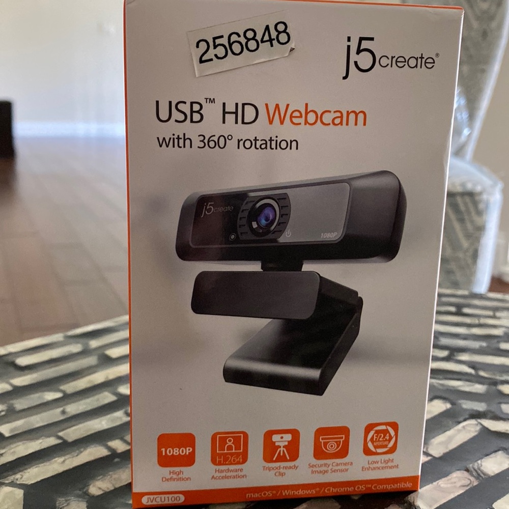HD Webcam with 360 rotation